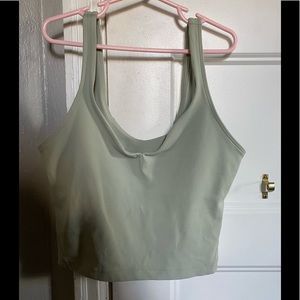 green fern lululemon align tank